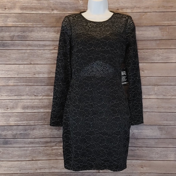 Express Open Back Dress Size Small - Picture 2 of 16